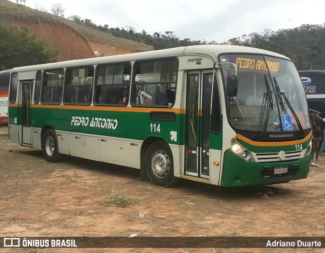 Empresa de Ônibus e Turismo Pedro Antônio 114 na cidade de Paraíba do Sul, Rio de Janeiro, Brasil, por Adriano Duarte. Número da foto: #12376930.