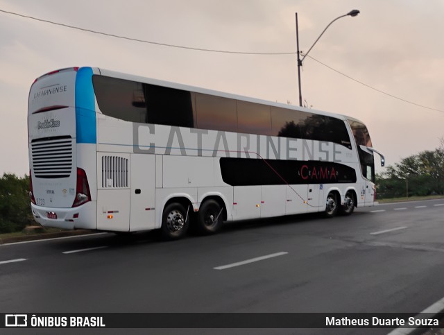 Auto Viação Catarinense 3723 na cidade de Campinas, São Paulo, Brasil, por Matheus Duarte Souza. Número da foto: #12377056.