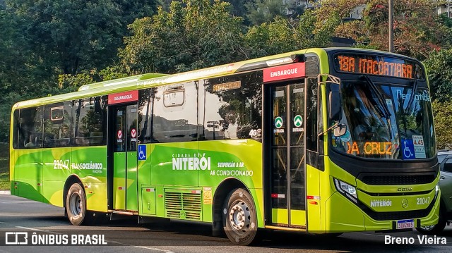 Viação Pendotiba 2.1.047 na cidade de Niterói, Rio de Janeiro, Brasil, por Breno Vieira. Número da foto: #12376413.