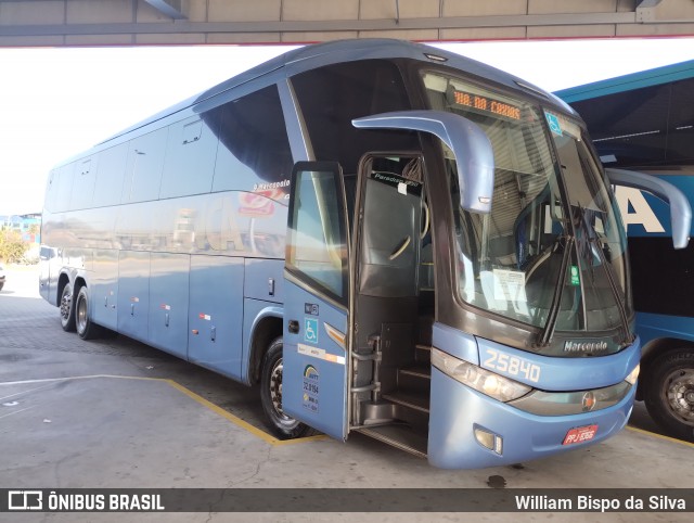 Viação Águia Branca 25840 na cidade de Guaratinguetá, São Paulo, Brasil, por William Bispo da Silva. Número da foto: #12375801.