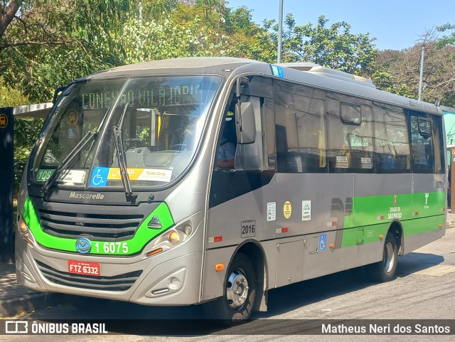 Transcooper > Norte Buss 1 6075 na cidade de São Paulo, São Paulo, Brasil, por Matheus Neri dos Santos. Número da foto: #12376952.