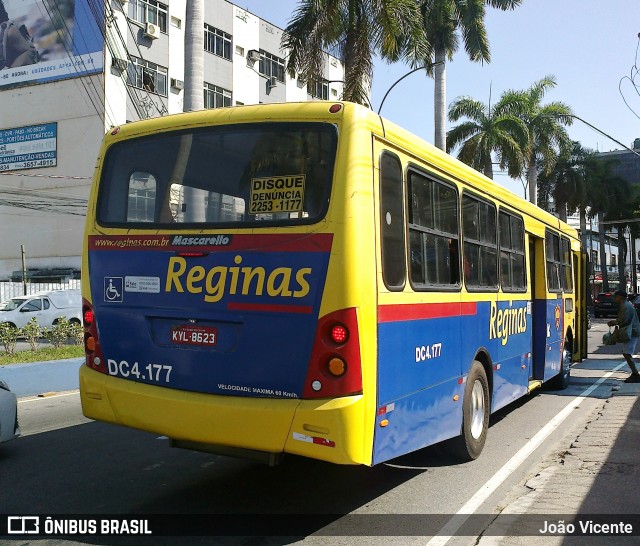Auto Viação Reginas DC 4.177 na cidade de Duque de Caxias, Rio de Janeiro, Brasil, por João Vicente. Número da foto: #12376007.