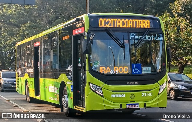 Viação Pendotiba 2.1.140 na cidade de Niterói, Rio de Janeiro, Brasil, por Breno Vieira. Número da foto: #12378376.