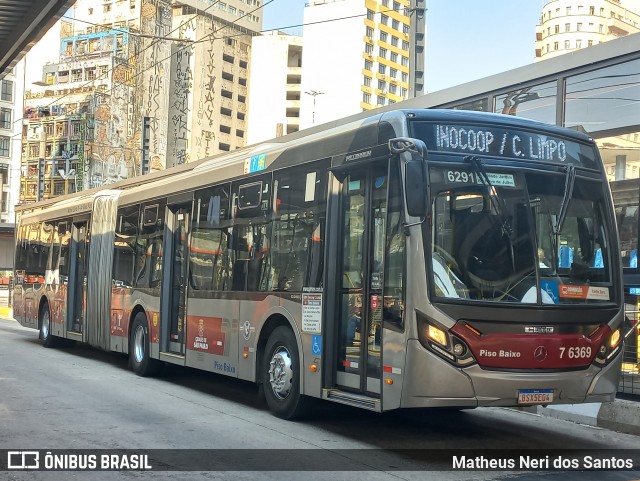 Viação Gatusa Transportes Urbanos 7 6369 na cidade de São Paulo, São Paulo, Brasil, por Matheus Neri dos Santos. Número da foto: #12376935.