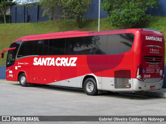 Viação Santa Cruz 23419 na cidade de São Bernardo do Campo, São Paulo, Brasil, por Gabriel Oliveira Caldas da Nobrega. Número da foto: #12375870.