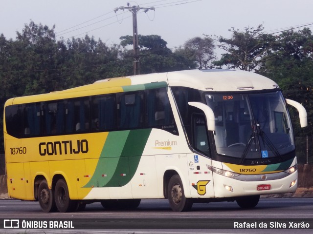 Empresa Gontijo de Transportes 18760 na cidade de Duque de Caxias, Rio de Janeiro, Brasil, por Rafael da Silva Xarão. Número da foto: #12424225.