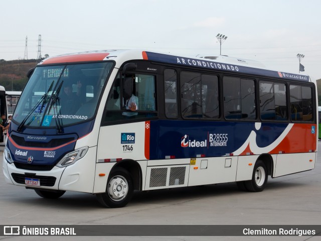 Viação Ideal B28555 na cidade de Duque de Caxias, Rio de Janeiro, Brasil, por Clemilton Rodrigues . Número da foto: #12424273.