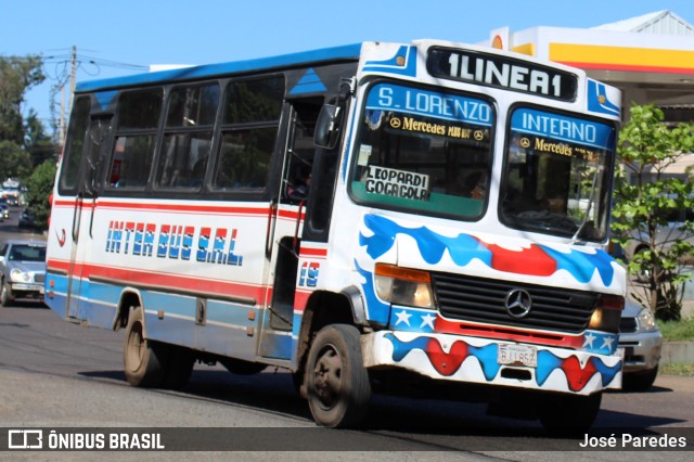 Inter Bus SRL - Linea 1 19 na cidade de San Lorenzo, Central, Paraguai, por José Paredes. Número da foto: #12424292.