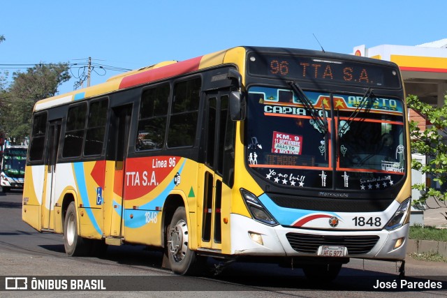 TTA S.A. - Línea 96 1848 na cidade de San Lorenzo, Central, Paraguai, por José Paredes. Número da foto: #12424696.