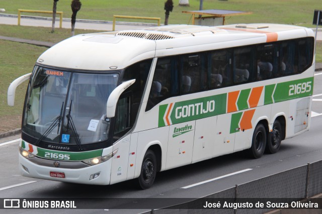 Empresa Gontijo de Transportes 21695 na cidade de Piraí, Rio de Janeiro, Brasil, por José Augusto de Souza Oliveira. Número da foto: #12424588.