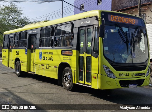 Viação Estrela Eireli 100.144 na cidade de São Luís, Maranhão, Brasil, por Madyson Almeida. Número da foto: #12423311.