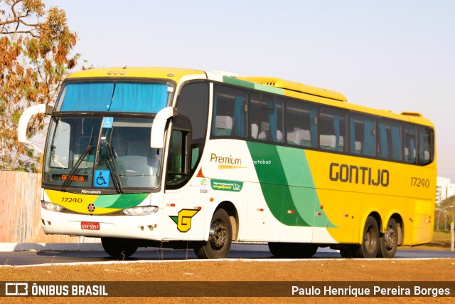 Empresa Gontijo de Transportes 17240 na cidade de Brasília, Distrito Federal, Brasil, por Paulo Henrique Pereira Borges. Número da foto: #12424439.