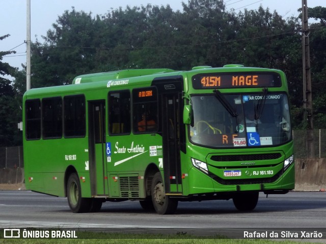 Transportes Santo Antônio RJ 161.183 na cidade de Duque de Caxias, Rio de Janeiro, Brasil, por Rafael da Silva Xarão. Número da foto: #12423606.
