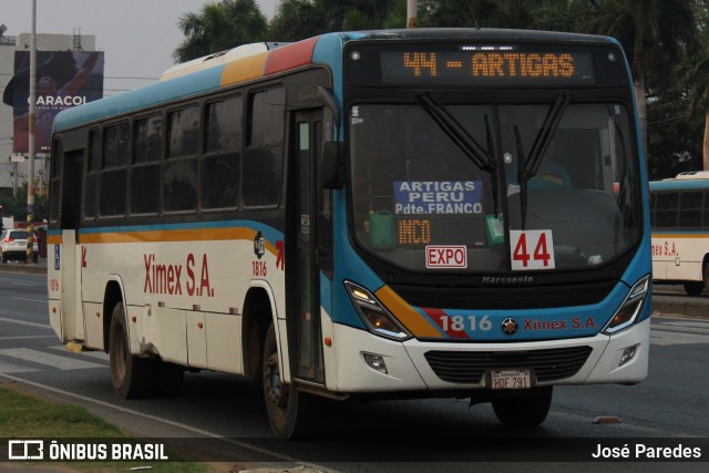 Ximex S.A. - Línea 44 1816 na cidade de Mariano Roque Alonso, Central, Paraguai, por José Paredes. Número da foto: #12425033.