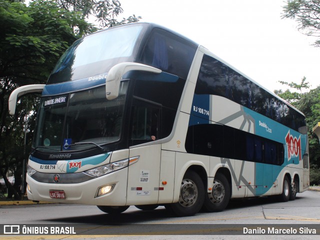 Auto Viação 1001 RJ 108.714 na cidade de São Paulo, São Paulo, Brasil, por Danilo Marcelo Silva. Número da foto: #12423610.