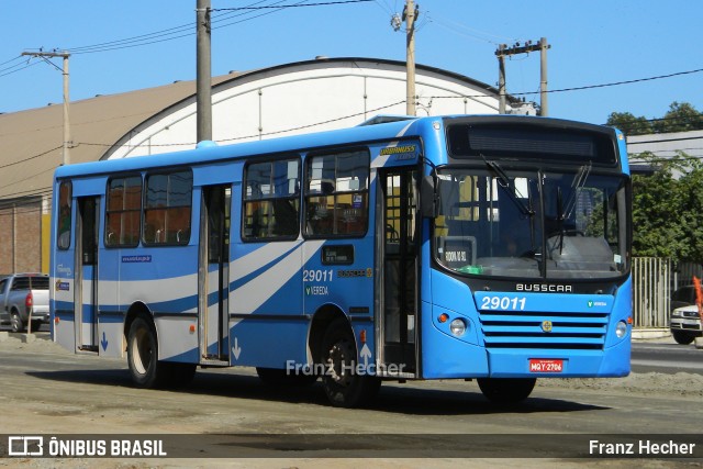 Vereda Transporte Ltda. 29011 na cidade de Vila Velha, Espírito Santo, Brasil, por Franz Hecher. Número da foto: #12424665.