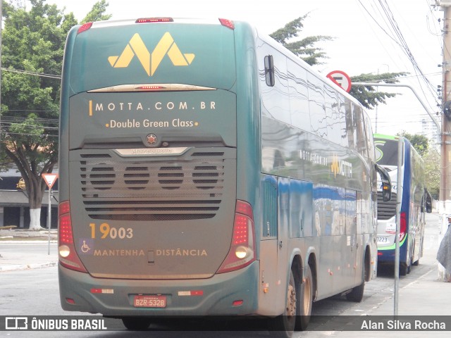 Viação Motta 19003 na cidade de São Paulo, São Paulo, Brasil, por Alan Silva Rocha. Número da foto: #12423269.