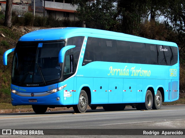 Arruda Tur Turismo 190 na cidade de Conselheiro Lafaiete, Minas Gerais, Brasil, por Rodrigo  Aparecido. Número da foto: #12423806.