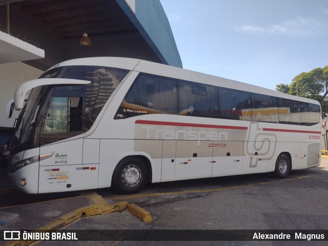 Transpen Transporte Coletivo e Encomendas 37005 na cidade de Sorocaba, São Paulo, Brasil, por Alexandre  Magnus. Número da foto: #12423695.