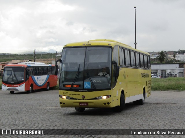 Viação Itapemirim 8533 na cidade de Caruaru, Pernambuco, Brasil, por Lenilson da Silva Pessoa. Número da foto: #12424139.