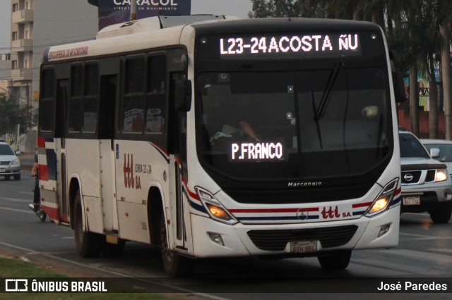 TTL S.A. - Transporte y Turismo Lambaré - Líneas 23-24-31 y 33 1616 na cidade de Mariano Roque Alonso, Central, Paraguai, por José Paredes. Número da foto: #12425063.