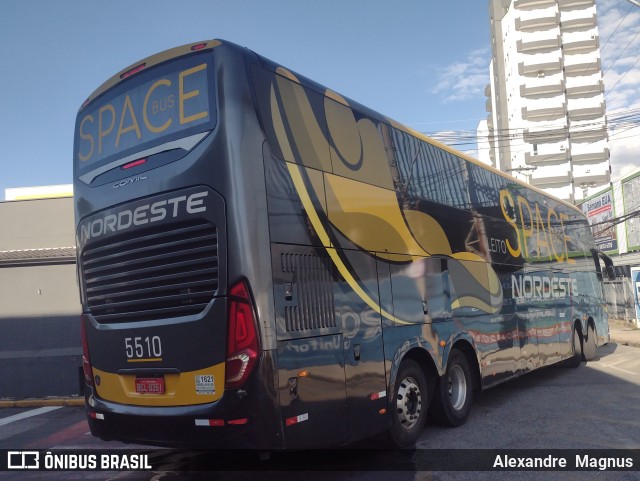 Expresso Nordeste 5510 na cidade de Sorocaba, São Paulo, Brasil, por Alexandre  Magnus. Número da foto: #12423840.