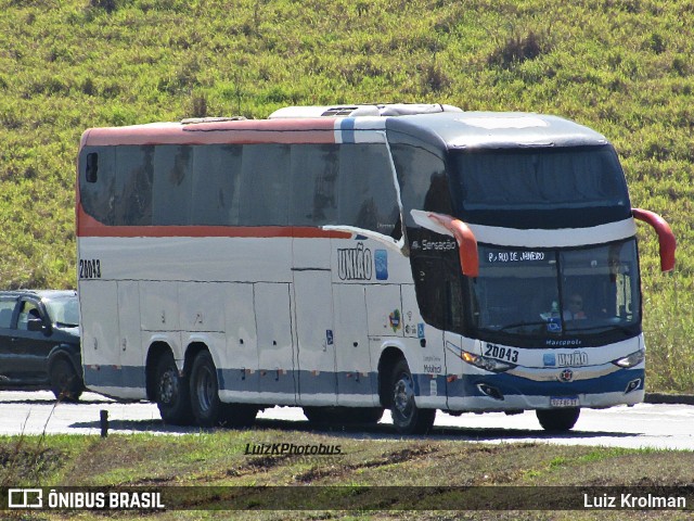 Expresso União 20043 na cidade de Juiz de Fora, Minas Gerais, Brasil, por Luiz Krolman. Número da foto: #12428155.