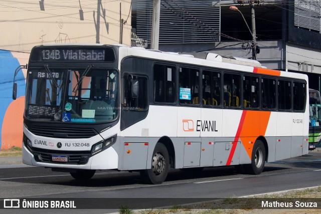 Evanil Transportes e Turismo RJ 132.048 na cidade de Nova Iguaçu, Rio de Janeiro, Brasil, por Matheus Souza. Número da foto: #12428153.