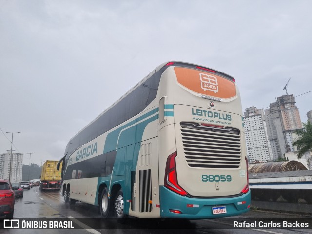 Viação Garcia 88059 na cidade de Itapema, Santa Catarina, Brasil, por Rafael Carlos Backes. Número da foto: #12426531.