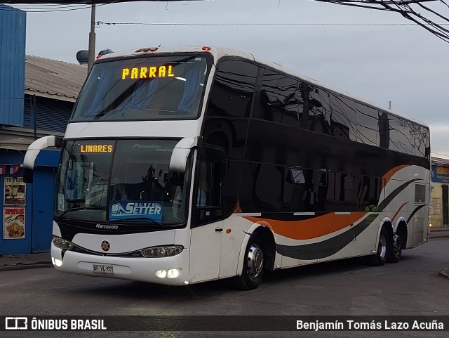 Pullman Setter BFVL87 na cidade de Estación Central, Santiago, Metropolitana de Santiago, Chile, por Benjamín Tomás Lazo Acuña. Número da foto: #12428171.