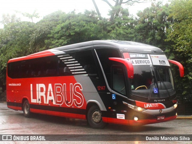 Lirabus 12147 na cidade de São Paulo, São Paulo, Brasil, por Danilo Marcelo Silva. Número da foto: #12425827.