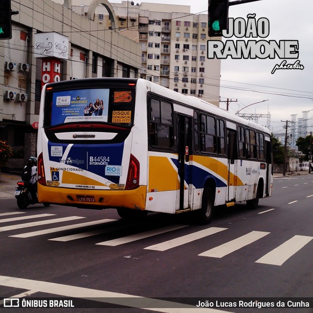Auto Viação Três Amigos B44584 na cidade de Rio de Janeiro, Rio de Janeiro, Brasil, por João Lucas Rodrigues da Cunha. Número da foto: #12426958.