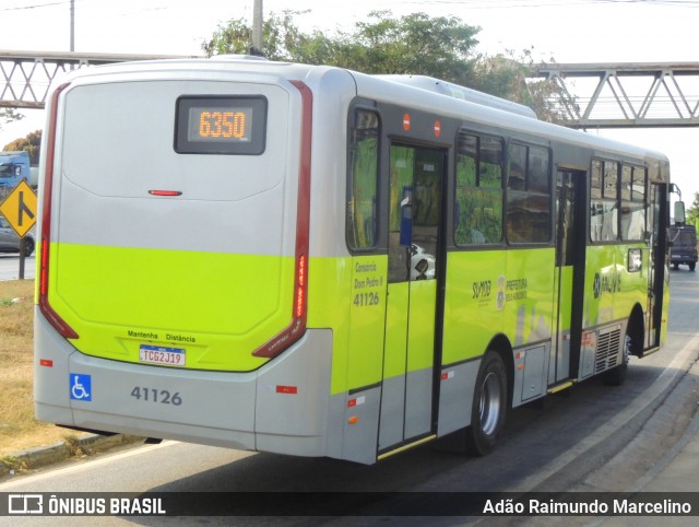Urca Auto Ônibus 41126 na cidade de Belo Horizonte, Minas Gerais, Brasil, por Adão Raimundo Marcelino. Número da foto: #12425124.