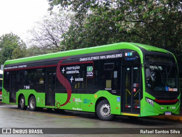 Viação Campo Belo 7 1040 na cidade de São Paulo, São Paulo, Brasil, por Rafael Santos Silva. Número da foto: #12427849.