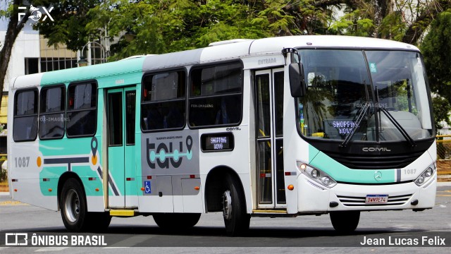 ABC Transportes Coletivos  Vale do Paraíba 1087 na cidade de Taubaté, São Paulo, Brasil, por Jean Lucas Felix. Número da foto: #12428004.