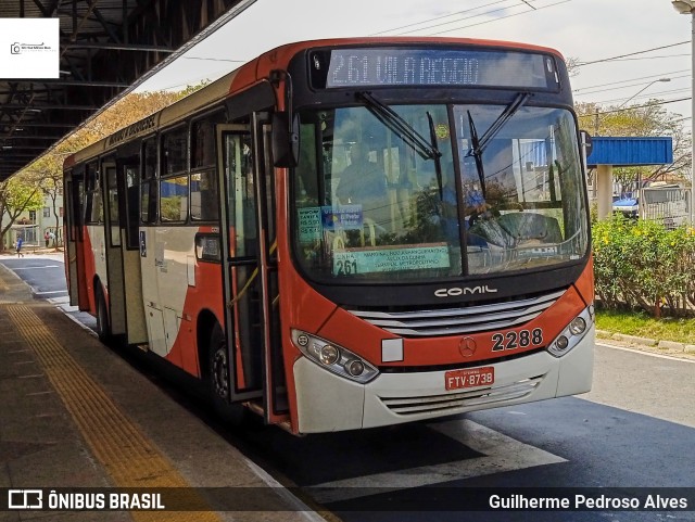 Expresso CampiBus 2288 na cidade de Campinas, São Paulo, Brasil, por Guilherme Pedroso Alves. Número da foto: #12425914.
