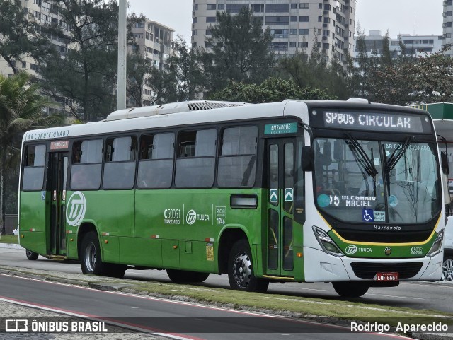 Tijuquinha - Auto Viação Tijuca C50061 na cidade de Rio de Janeiro, Rio de Janeiro, Brasil, por Rodrigo  Aparecido. Número da foto: #12425797.