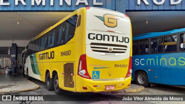 Empresa Gontijo de Transportes 19480 na cidade de Pouso Alegre, Minas Gerais, Brasil, por João Vitor Almeida de Moura. Número da foto: #12426151.