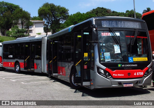 Express Transportes Urbanos Ltda 4 8708 na cidade de São Paulo, São Paulo, Brasil, por Luiz Petriz. Número da foto: #12425542.