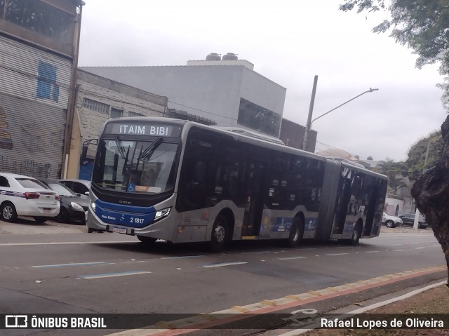 Sambaíba Transportes Urbanos 2 1817 na cidade de São Paulo, São Paulo, Brasil, por Rafael Lopes de Oliveira. Número da foto: #12427082.