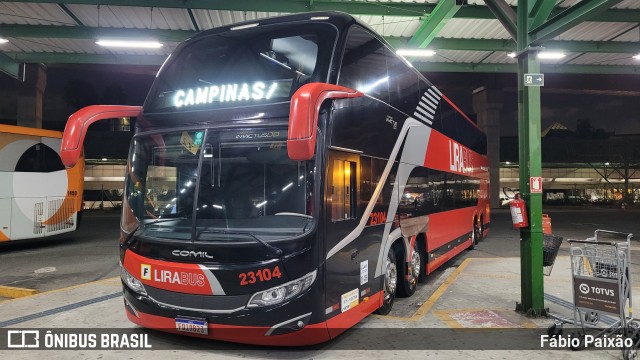 Lirabus 23104 na cidade de Guarulhos, São Paulo, Brasil, por Fábio Paixão. Número da foto: #12427379.