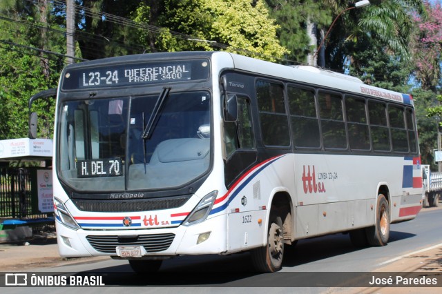 TTL S.A. - Transporte y Turismo Lambaré - Líneas 23-24-31 y 33 1622 na cidade de Limpio, Central, Paraguai, por José Paredes. Número da foto: #12427347.