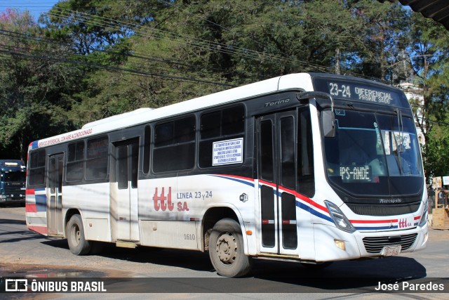TTL S.A. - Transporte y Turismo Lambaré - Líneas 23-24-31 y 33 1610 na cidade de Limpio, Central, Paraguai, por José Paredes. Número da foto: #12427311.