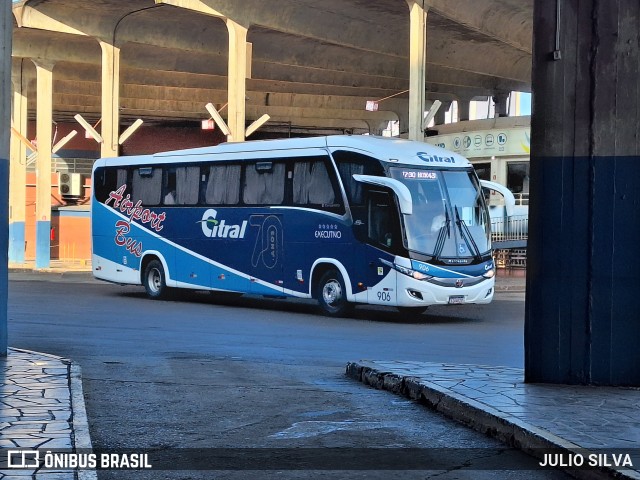 Citral Transporte e Turismo 906 na cidade de Porto Alegre, Rio Grande do Sul, Brasil, por JULIO SILVA. Número da foto: #12425286.