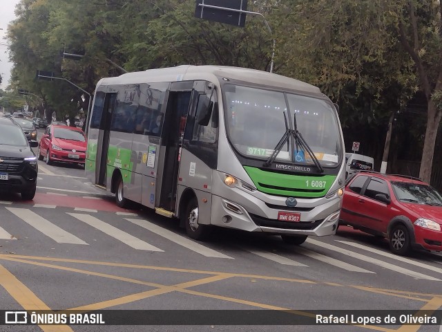 Transcooper > Norte Buss 1 6087 na cidade de São Paulo, São Paulo, Brasil, por Rafael Lopes de Oliveira. Número da foto: #12425295.