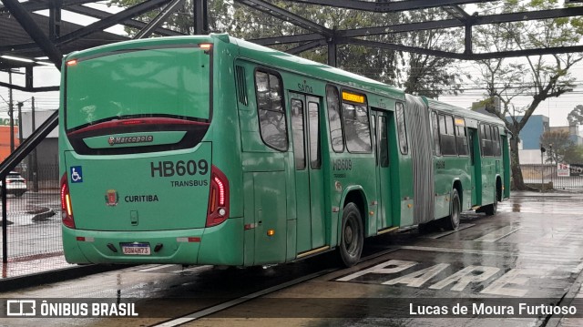 Auto Viação Redentor HB609 na cidade de Curitiba, Paraná, Brasil, por Lucas de Moura Furtuoso. Número da foto: #12428083.