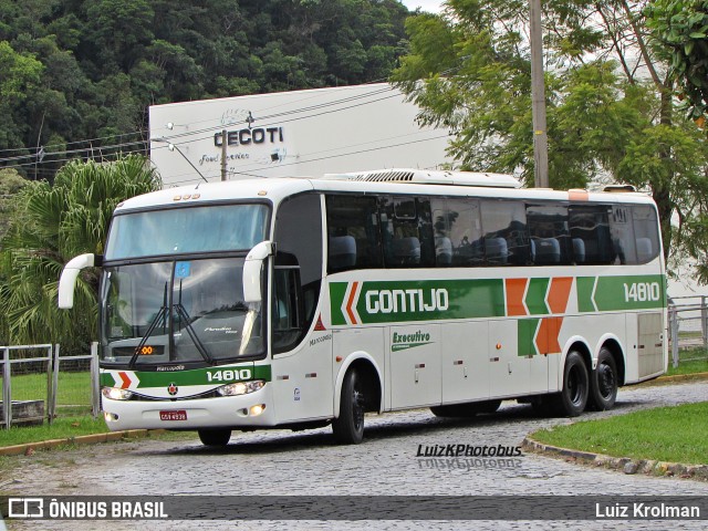 Empresa Gontijo de Transportes 14810 na cidade de Juiz de Fora, Minas Gerais, Brasil, por Luiz Krolman. Número da foto: #12427899.