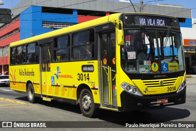 Viação Pinheiral 3014 na cidade de Volta Redonda, Rio de Janeiro, Brasil, por Paulo Henrique Pereira Borges. Número da foto: #12429225.