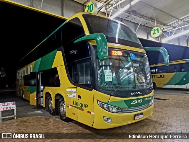 Empresa Gontijo de Transportes 25010 na cidade de Perdões, Minas Gerais, Brasil, por Edinilson Henrique Ferreira. Número da foto: #12429165.