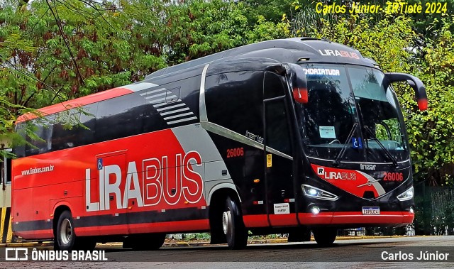 Lirabus 26006 na cidade de São Paulo, São Paulo, Brasil, por Carlos Júnior. Número da foto: #12430679.